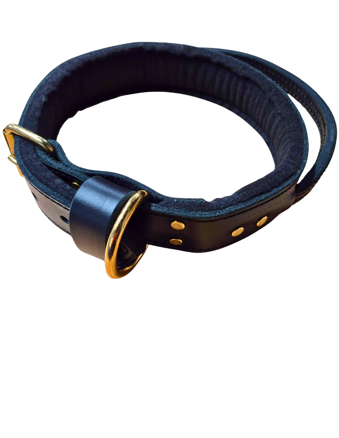 Leather agitation collar w/Handle
