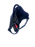 Extra Strong Nylon Dog Harness for All Weather Use - Black w/ white trim
