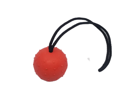 Herm Sprenger Solid Rubber Ball with Handle