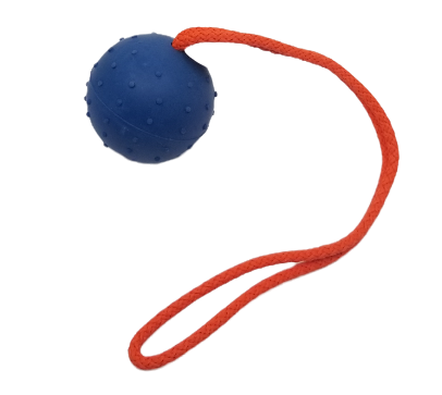 Herm Sprenger Solid Rubber Ball with Handle