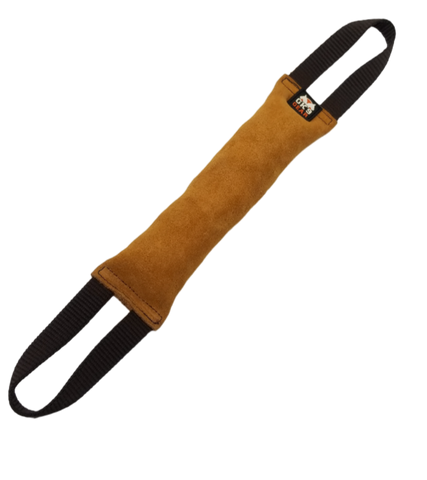 Suede Young puppy soft bite tug